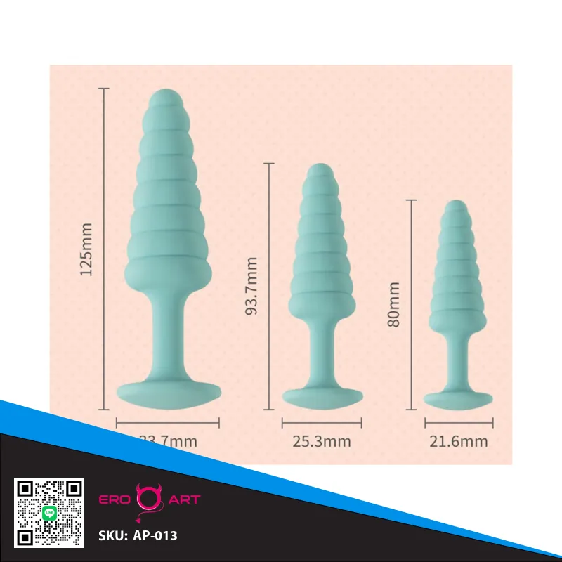 SoftKiss จุกก้นซิลิโคนเซต 3 ชิ้น  3