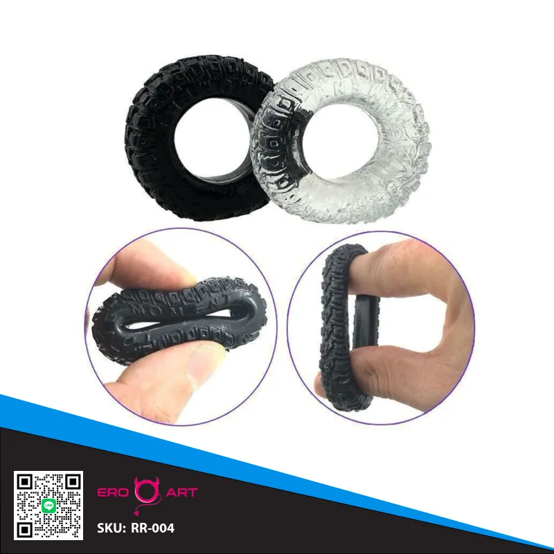 Cock Ring ห่วงรัดไข่ 2 ชิ้น