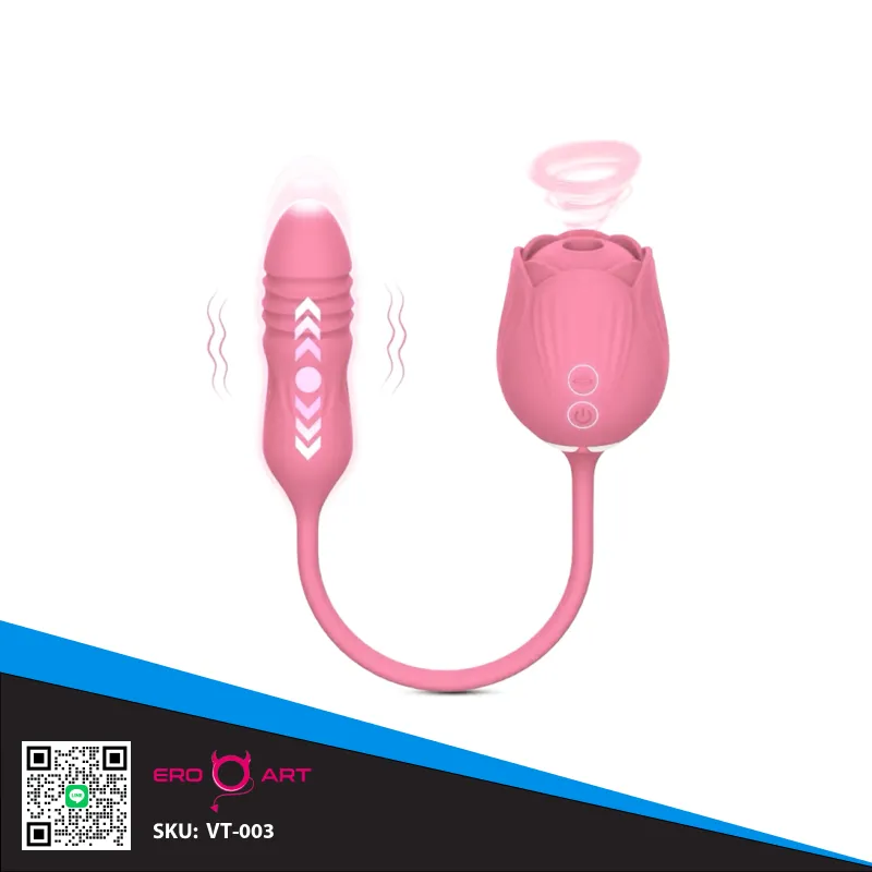 Rose Toy เครื่องดูดแตดพร้อมไข่สั่น