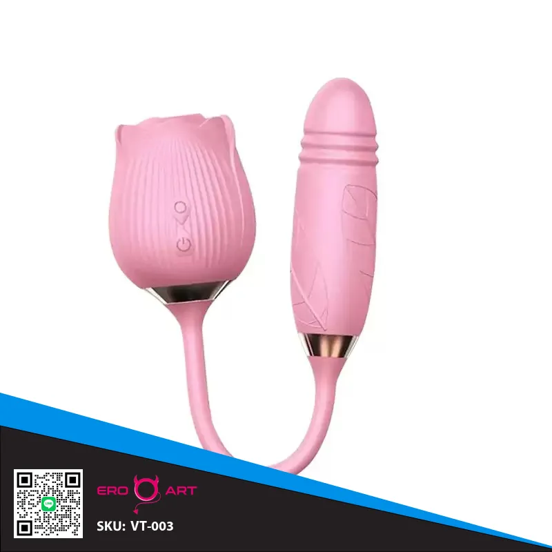 Rose Toy เครื่องดูดแตดพร้อมไข่สั่น 2