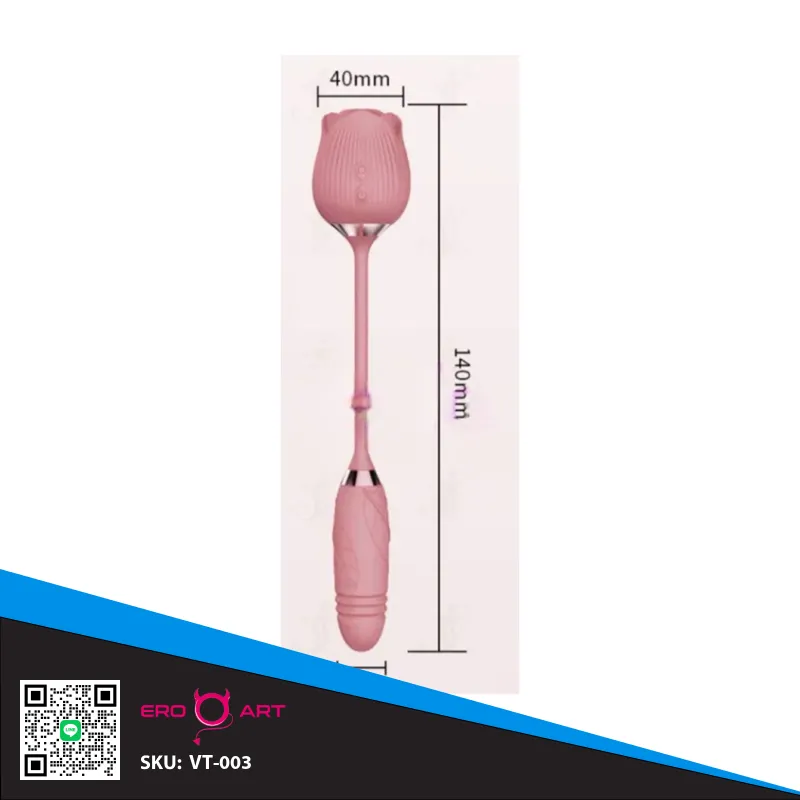 Rose Toy เครื่องดูดแตดพร้อมไข่สั่น 3